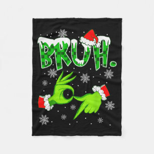 Bruh 67 Zes Zeven 6 7 Meme Kerst Grappig Gen Z S Fleece Deken
