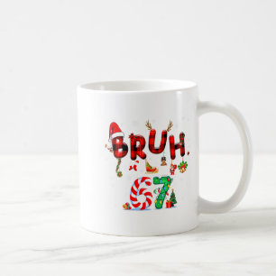 Bruh 67 Zes Zeven 6 7 Meme Kerst Kerststok Licht Koffiemok