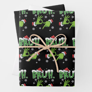 Bruh 67 Zes Zeven 6 7 Meme Kerstmis Grappig Gen Inpakpapier Vel