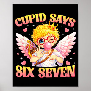 Bruh 67 Zes Zeven 6 7 Meme Valentijns Grappig Vrou Poster
