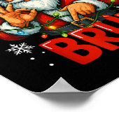 Bruh 6 7 Christmas 67 Santa Six Seven Christmas Bo Poster (Hoek)