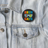 Bruh 6 7 Dagen Grappig Retro Ronde Button 5,7 Cm (In situ)