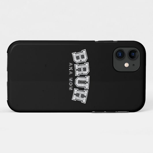Bruh aka mam grappig Moederdag retro Case-Mate iPhone Case (Achterkant (horizontaal))