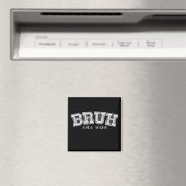 Bruh aka mam grappig Moederdag retro  Magneet (Insitu (Vaatwasser))