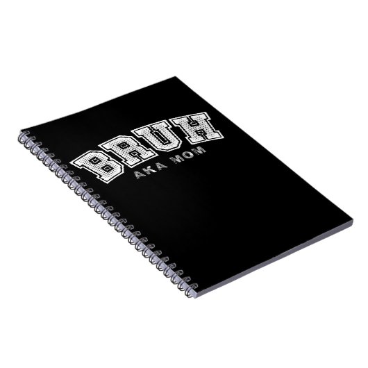 Bruh aka mam grappig Moederdag retro  Notitieboek (Rechterzijde)