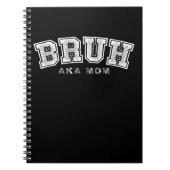 Bruh aka mam grappig Moederdag retro  Notitieboek (Voorkant)