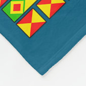 Bruh American Black History 67 Seven African Dabbi Fleece Deken (Hoek)