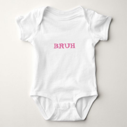 BRUH BABY BODYPAKKETJE ROMPER (Voorkant)