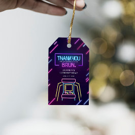Bruh, ben je binnen? Neon Arcade Video Games Jonge Cadeaulabel