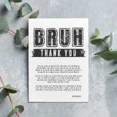 Bruh, ben je binnen? Pool Party Tiener Jongen Verj Bedankkaart