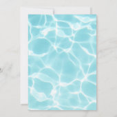 BRUH, ben je binnen? Zwemjongen Verjaardag Kaart (Achterkant)