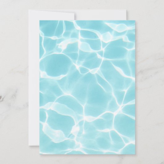 BRUH, ben je binnen? Zwemjongen Verjaardag Kaart (Achterkant)