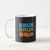 BRUH Bold Typography Design Koffiemok (Links)
