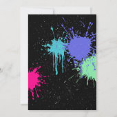 Bruh Boy's Birthday Neon Graffiti Teenager Pizza Kaart (Achterkant)