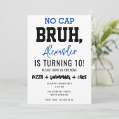 Bruh Boy's Teenager Verjaardag Geen Pet Teen Boy Kaart (Staand voorkant)