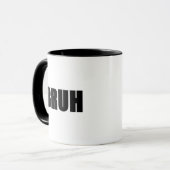 BRUH! Brother Street Slang Words Trendy Hipster Mok (Voorkant links)