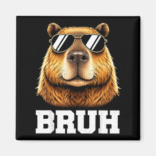 Bruh capybara meme grappige chill capybara energie magneet