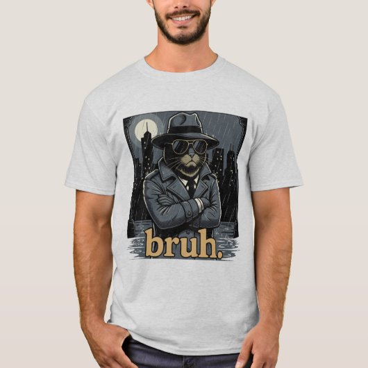 Bruh Cat T-shirt (Voorkant)