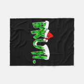 Bruh Christmas Kids Teens Boys Funny Christmas Hum Fleece Deken (Voorkant (Horizontaal))