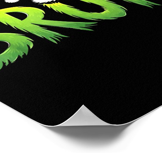 Bruh Christmas Kids Teens Boys Funny Christmas Hum Poster (Hoek)