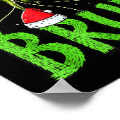 Bruh Christmas Kids Teens Boys Funny Christmas Hum Poster (Hoek)