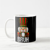 Bruh Christmas Nutcracker Santa Claus Holiday Xmas Koffiemok (Links)