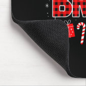 Bruh Christmas Pajama Christmas Family Retro Santa Muismat (Hoek)