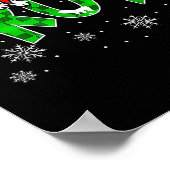 Bruh Christmas Red Plaid Funny Family Teens Boys K Poster (Hoek)