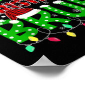 Bruh Christmas Red Plaid Poster (Hoek)