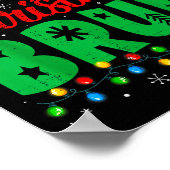 Bruh Christmas Shirt Kids Xmas Men Teen Boys Funny Poster (Hoek)