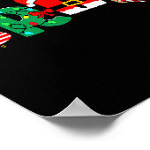 Bruh Christmas Tree Xmas Elf Santa Rudolph Pajamas Poster (Hoek)