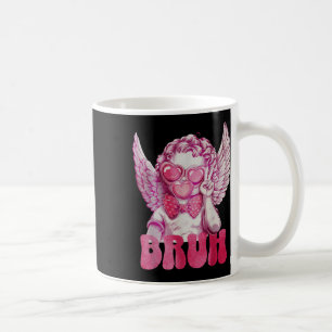 Bruh Cupid Valentijnsdag Grappig Sarcastisch Koffiemok