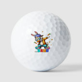Bruh Dab Konijn Pasen Grappig Golfballen (Voorkant)