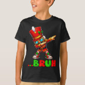Bruh Dab Nutcracker Funny Kids Boys Mens Christmas T-shirt (Voorkant)