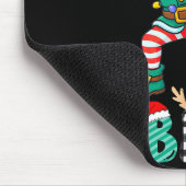 Bruh Dabbing Elf Funny Kids Boys Mens Christmas Ma Muismat (Hoek)