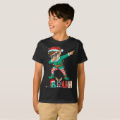 Bruh Dabbing Elf Funny Kids Boys Mens Christmas Ma T-shirt (Voorkant volledig)