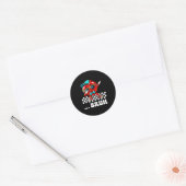 Bruh Dabbing Hart Meme Grappige Zin Bro Kinderen J Ronde Sticker (Envelop)
