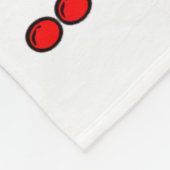 Bruh Dabbing Heart Funny Kids Boys Mens Valentine  Fleece Deken (Hoek)