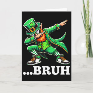 Bruh Dabbing Kabouter Funny Meme Jongens Kinderen Kaart