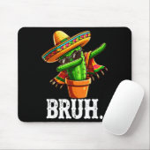 Bruh Dabbing Mexicaanse Cactus Cinco De Mayo Cactu Muismat (Met muis)