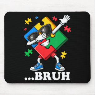 Bruh Dabbing Puzzel Grappig Kinder Jongens Mannen  Muismat