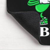 Bruh Dabbing Shamrock Grappige St. Patrick's Dag T Muismat (Hoek)