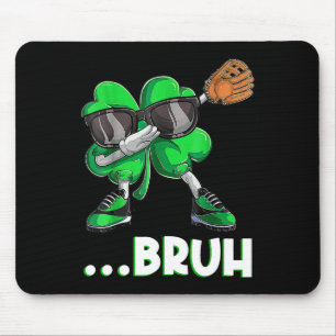 Bruh Dabbing Shamrock Verkoop St Patricks Day Mann Muismat