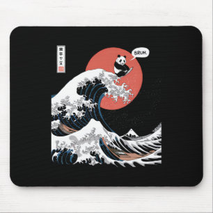 Bruh De Grote Golf Kanagawa Grappige Japanse Surfi Muismat