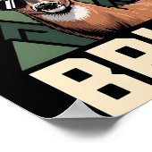 Bruh Deer Funny Deer Hunting Camo Hat Youth Kids S Poster (Hoek)