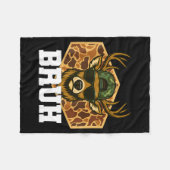 Bruh Deer Funny Deer Hunting Camo Hat Youth Teens  Fleece Deken (Voorkant (Horizontaal))