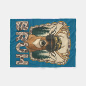 Bruh Deer Hunter Funny Deer Hunting Camo Men Teens Fleece Deken (Voorkant (Horizontaal))