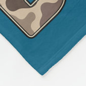 Bruh Deer Hunter Funny Deer Hunting Camo Men Teens Fleece Deken (Hoek)