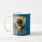 Bruh Deer Hunter Funny Deer Hunting Camo Men Teens Koffiemok (Links)