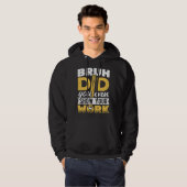 Bruh did you even show your work  pencil teacher s hoodie (Voorkant volledig)